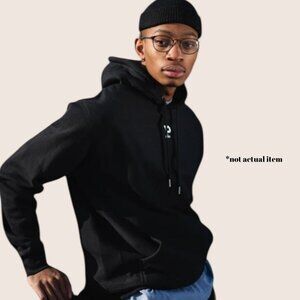 🖤 PORTLAND GEAR HEAVY KNIT CENTERPIECE HOODIE OREGON BLACK SIZE LARGE